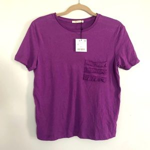 NWT Zara Pocket Tee Small